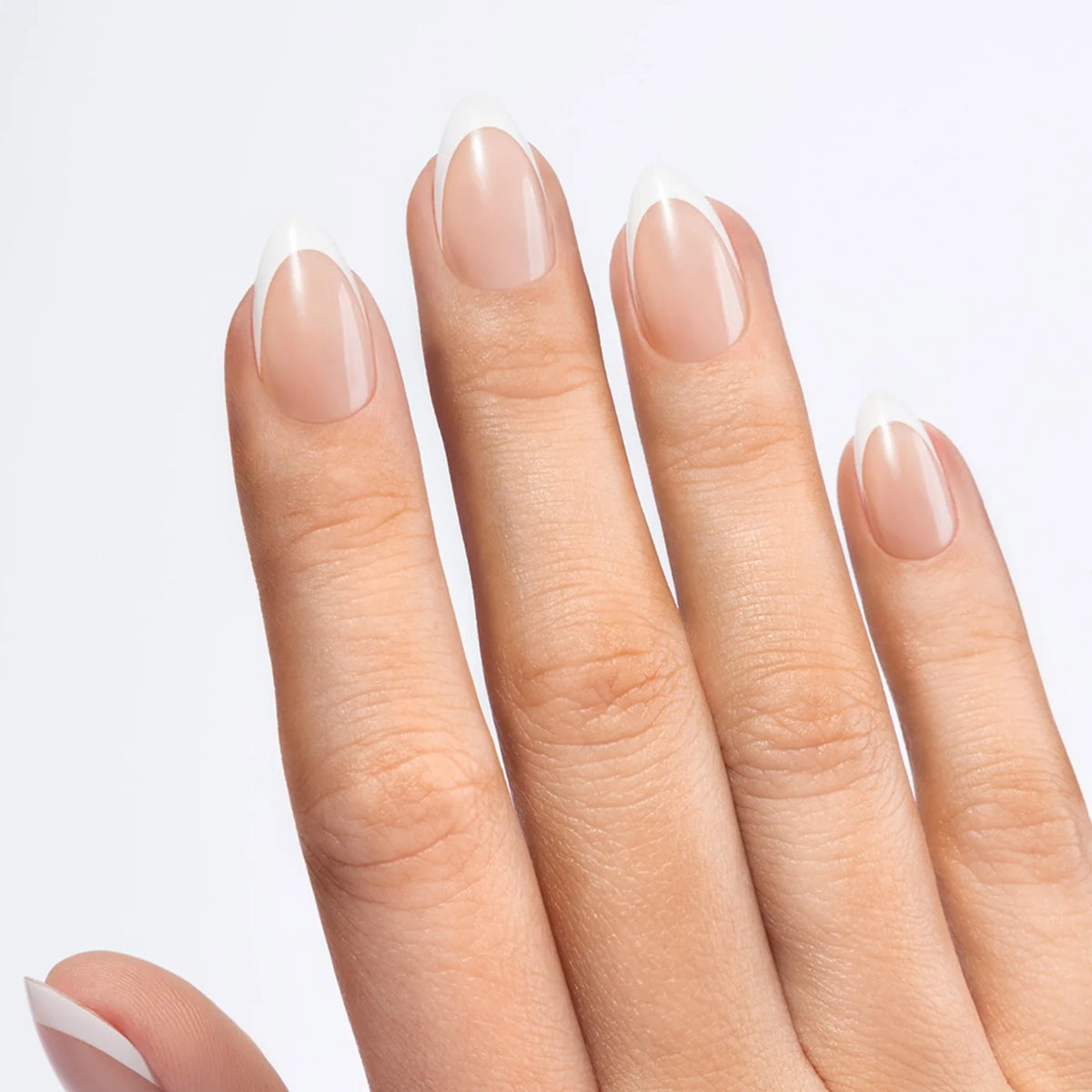 Flex Gel Press Ons 32 pz - Perfect French Medium Almond