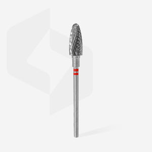 Staleks Punta Carbide PER MANCINI, rosso, diametro 6 mm - lunghezza punta 14 mm