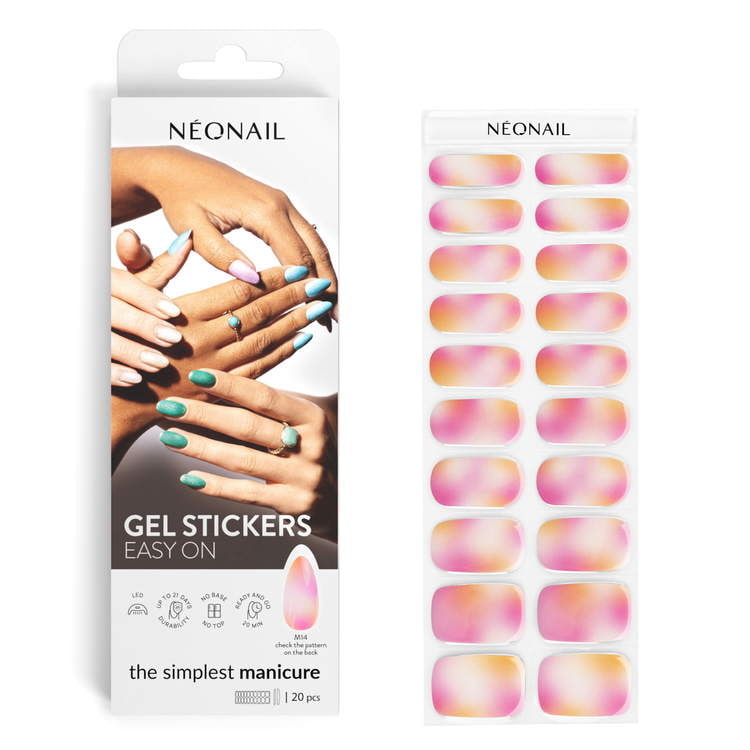 Gel Stickers Easy On M14