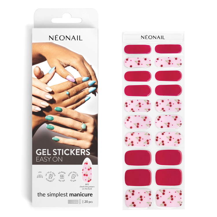 Gel Stickers Easy On M15