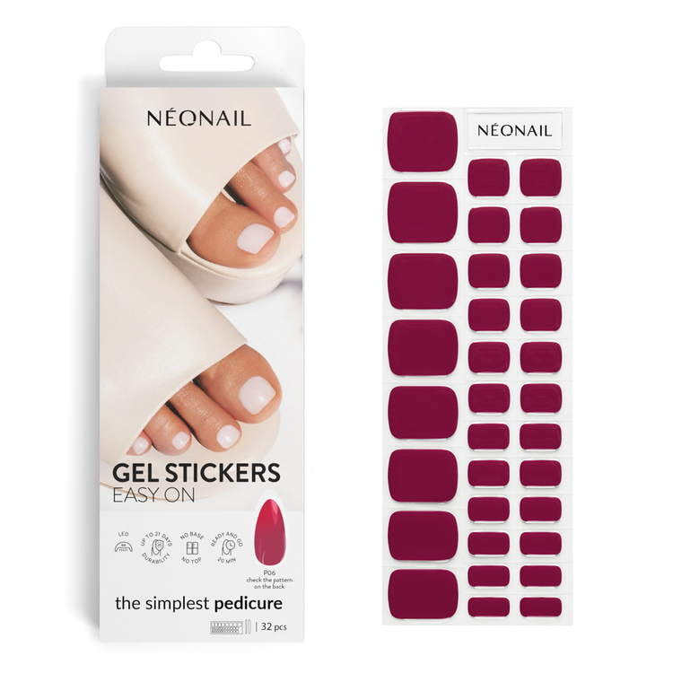 Gel Stickers Easy On P06