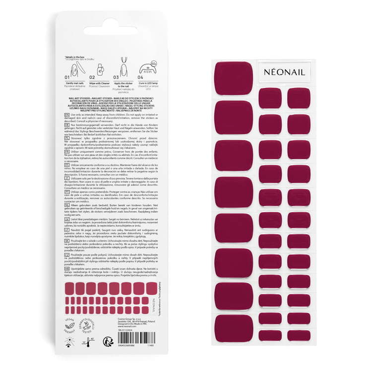 Gel Stickers Easy On P06