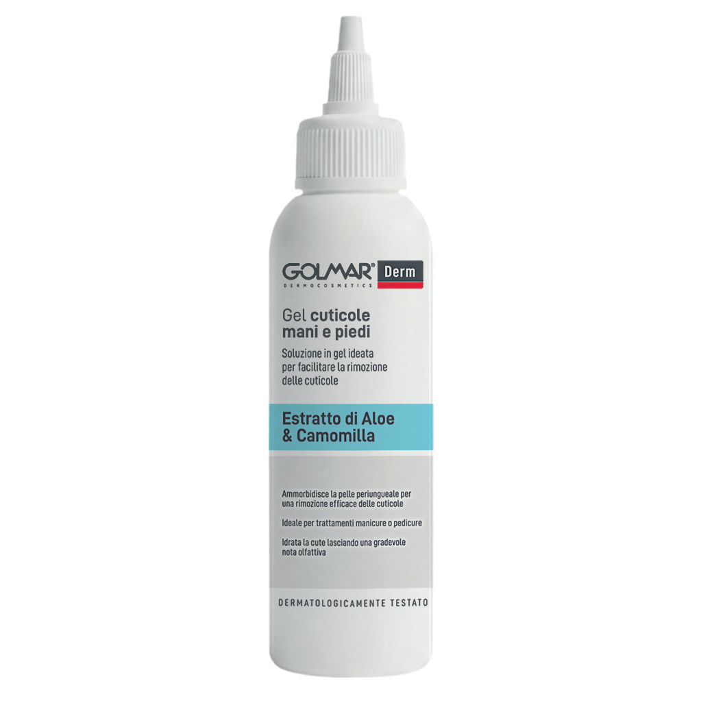 Gel Cuticole Mani e Piedi con Estratto di Aloe & Camomilla Golmar 100ml