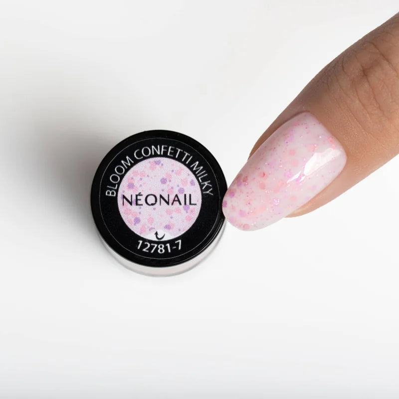 Smalto semipermanente 7,2ml Bloom Confetti Milky