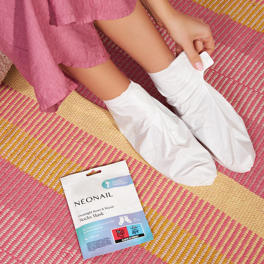 Maschera piedi in calzini da notte: Overnight Reset & Repair Socks Mask