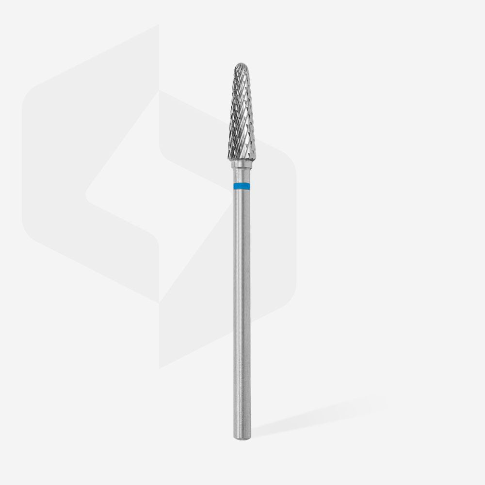 Staleks Punta Carbide Tronco, blu, diametro 4 mm - lunghezza punta 13 mm