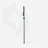 Staleks Punta Carbide Tronco, blu, diametro 4 mm - lunghezza punta 13 mm