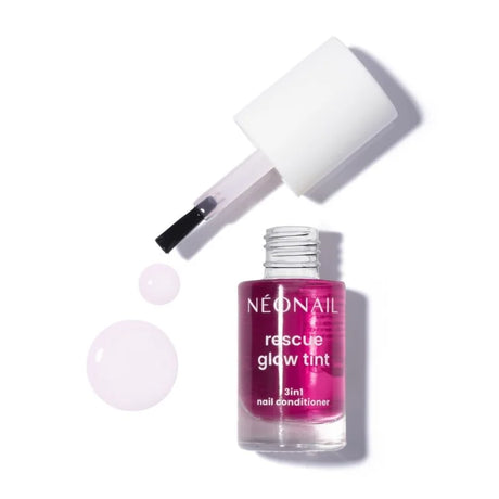 Rescue Glow Tint 3 in 1 Nail Conditioner Glazed Raspberry 7,2ml