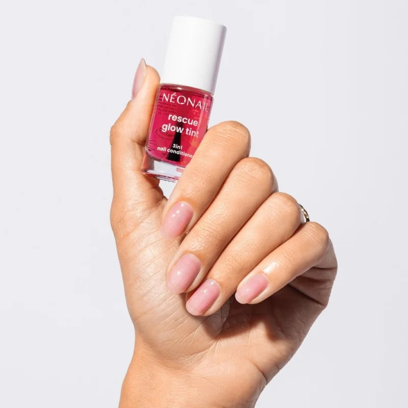 Rescue Glow Tint 3 in 1 Nail Conditioner Glazed Strawberry 7,2ml