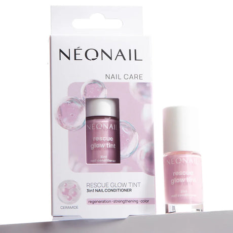 Rescue Glow Tint 3 in 1 Nail Conditioner Glitter Violet  7,2ml