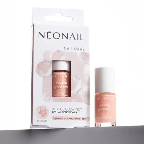 Rescue Glow Tint 3 in 1 Nail Conditioner Peachy Nude 7,2ml