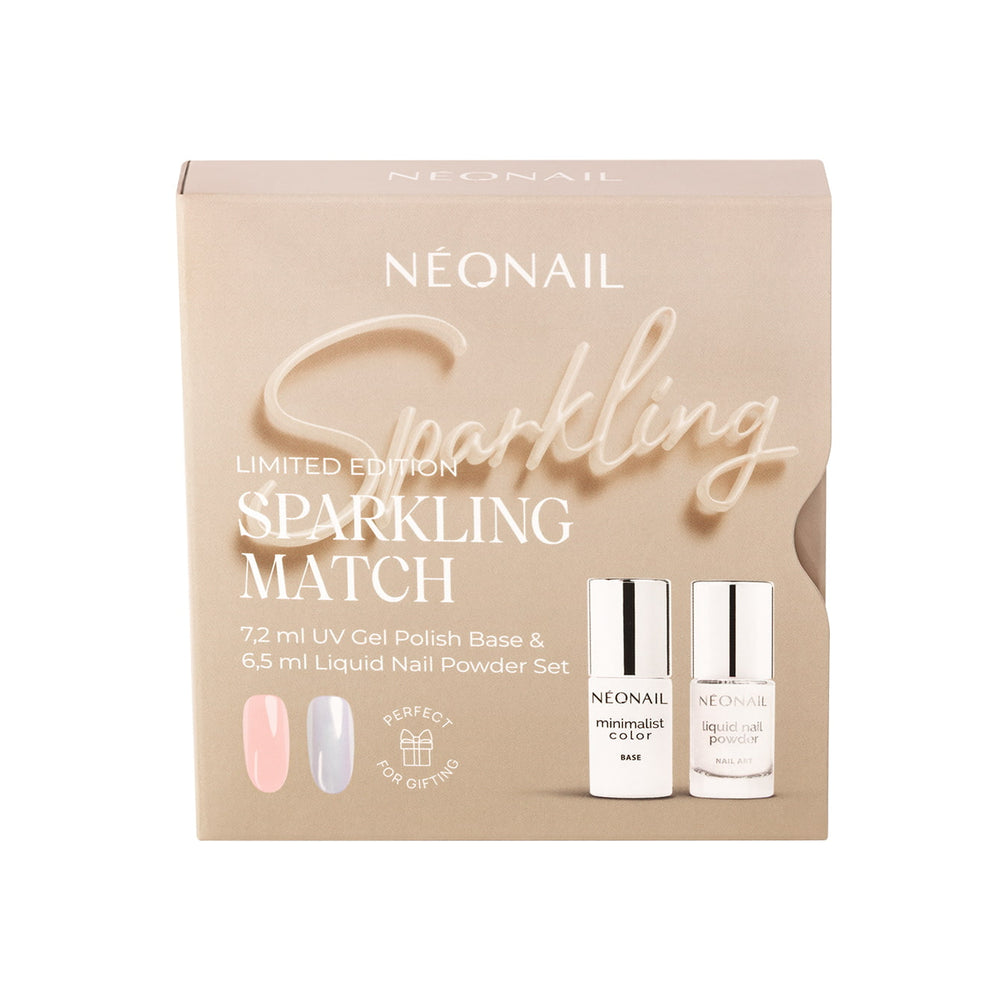 Sparkling Match – Set Base 7,2 ml & Polvere Unghie Liquida 6,5 ml