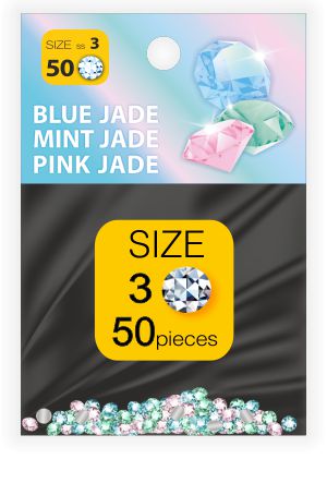JADE MIX (50pz) - Cristalli di vetro