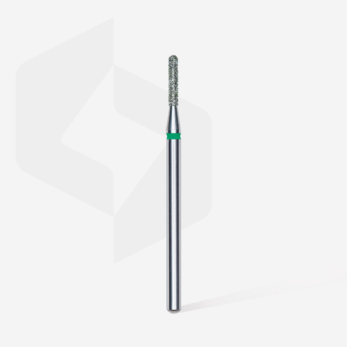 Staleks Punta diamantata Cilindro Tondo, verde, diametro 1.4 mm - lunghezza punta 8 mm