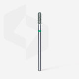 Staleks Punta diamantata Cilindro Tondo, verde, diametro 2.3 mm - lunghezza punta 8 mm
