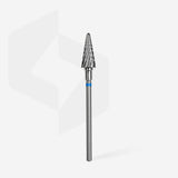 Staleks Punta Carbide Cono, blu, diametro 6 mm - lunghezza punta 14 mm