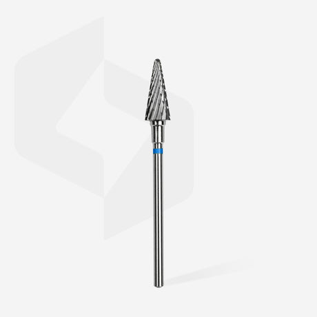 Staleks Punta Carbide Cono, blu, diametro 6 mm - lunghezza punta 14 mm