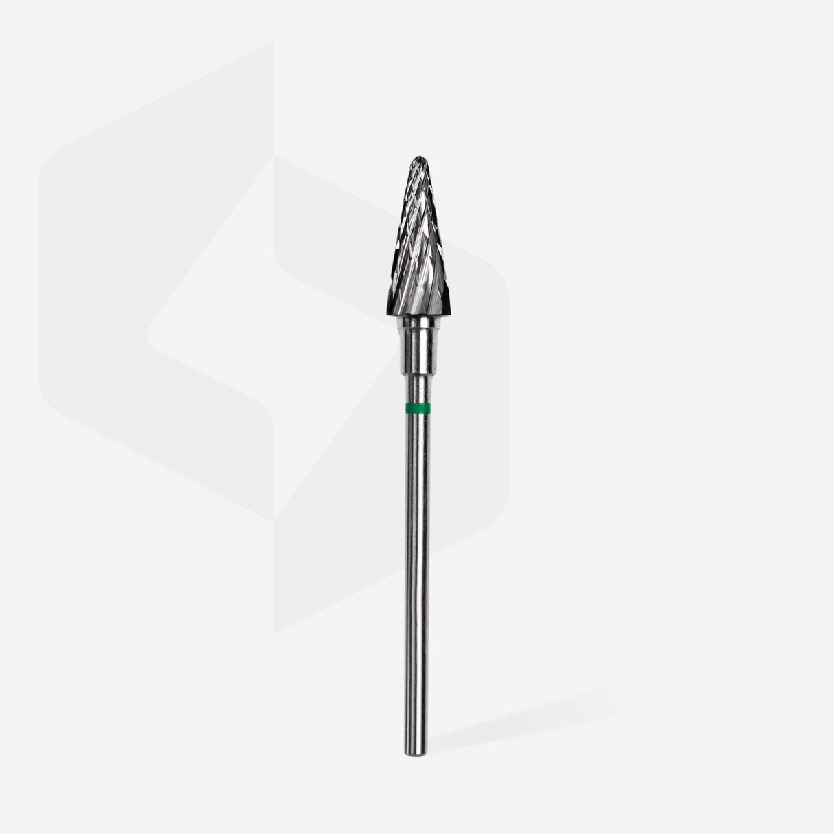 Staleks Punta Carbide Cono, Verde, diametro 6 mm - lunghezza punta 14 mm