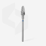 Staleks Punta Carbide Conica, blu, diametro 6 mm - lunghezza punta 14 mm