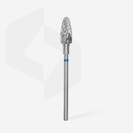 Staleks Punta Carbide Conica, blu, diametro 6 mm - lunghezza punta 14 mm