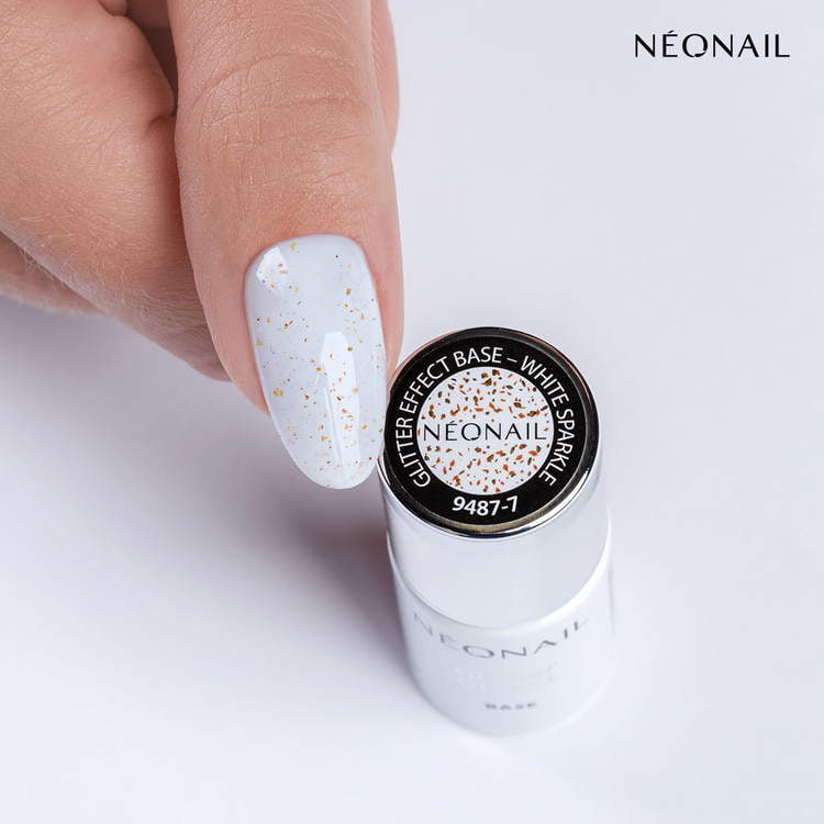 Glitter Effect Base White Sparkle 7,2ml